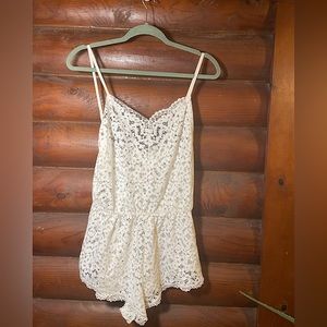 Victoria’s Secret Lace Sheer Romper